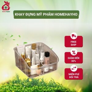 Khay Đựng Mỹ Phẩm HomeHayho  – Nhựa ABS & PET