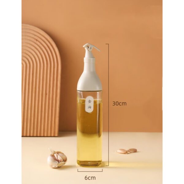 Bình thủy tinh đựng dầu ăn, nước mắm, xì dầu thông minh HomeHayho - Hình ảnh 4