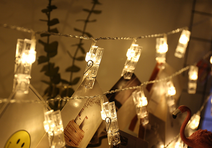 Dây đèn led trang trí tường ảnh - khung ảnh