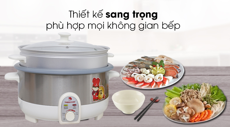 Nồi lẩu điện Happycook HCHP-350ST 3,5 lít