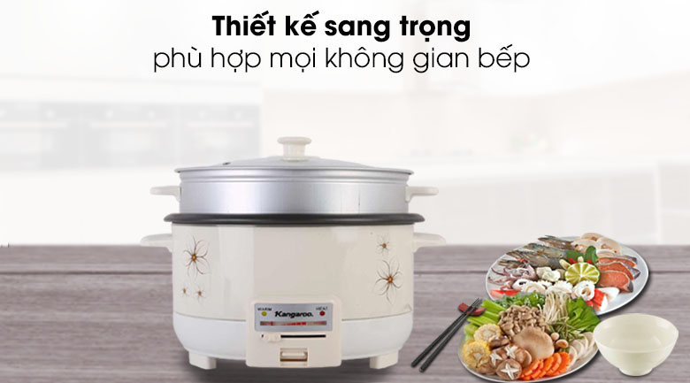 Nồi lẩu điện Kangaroo KG272 4,5 lít