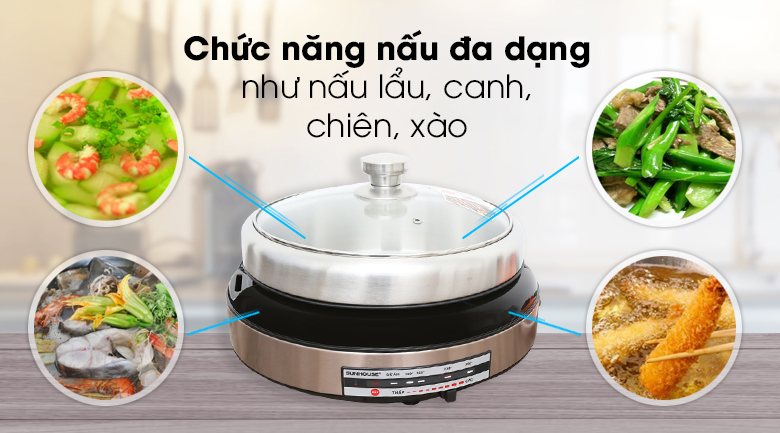 Nồi lẩu điện Sunhouse SHD 4526 4 lít