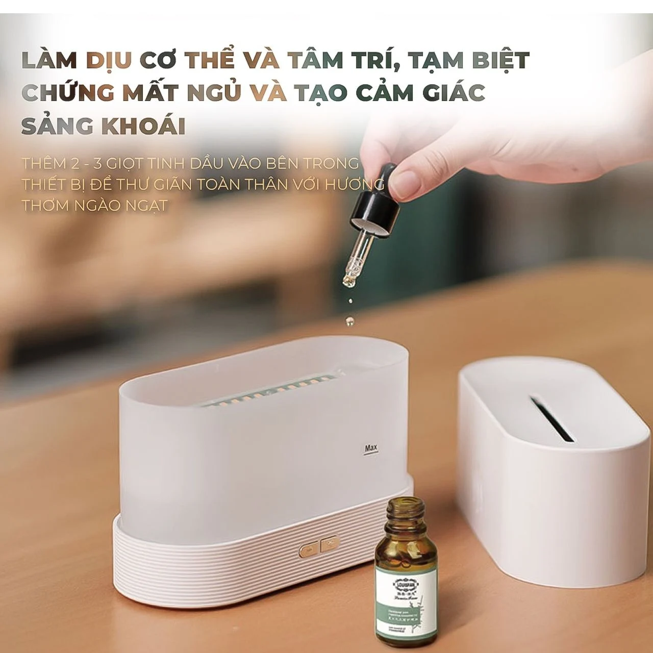 Cách sử dụng máy xông tinh dầu sả