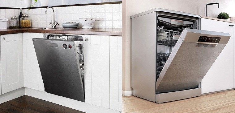 Máy rửa bát âm tủ